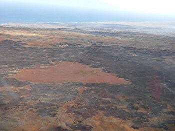 KEALIALALO WETLAND RESTORATION BURN SITE (PHOTO KAHOʻOLAWE ISLAND RESTORATION COMMISSION).