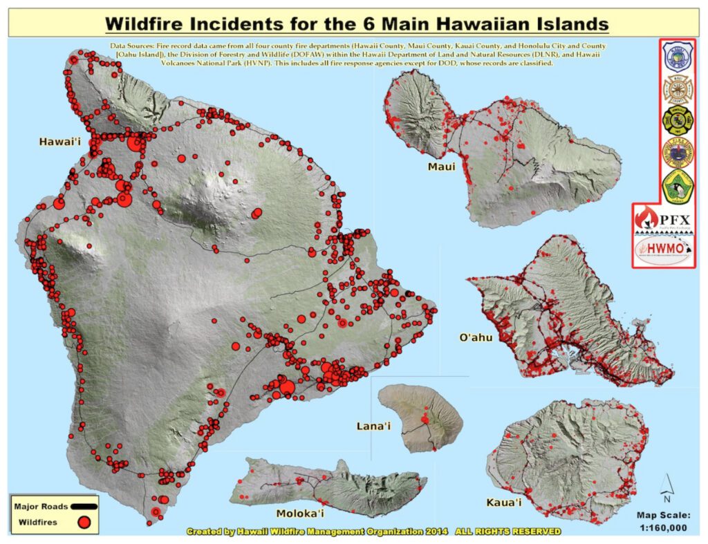 Statewide Wildfire Ignitions (2016)