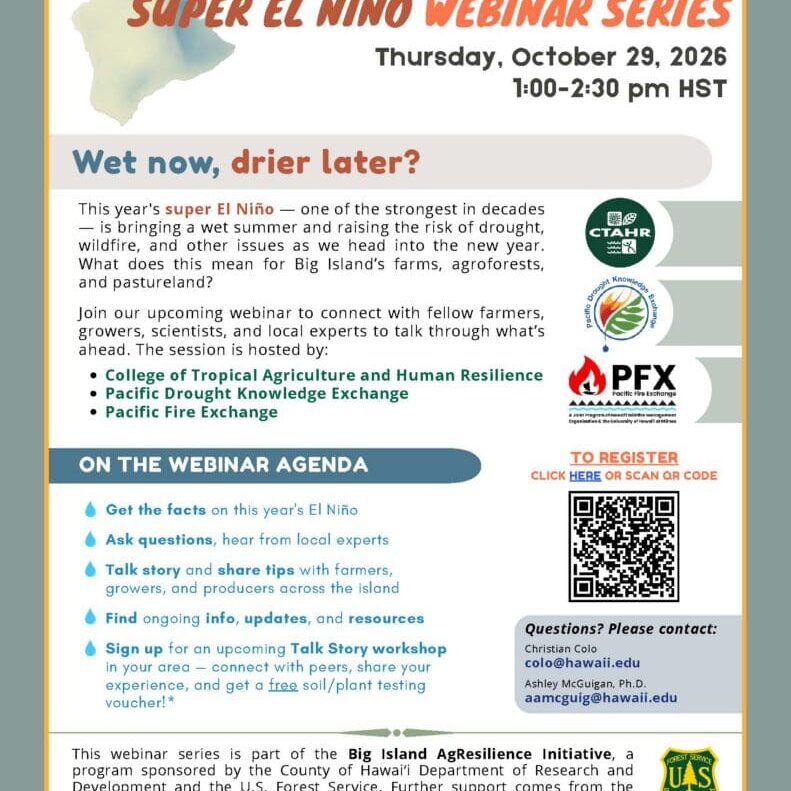 Flyer - BIG ISLAND FARMER CONNECT - Super El Nino Webinar Series (1)-2