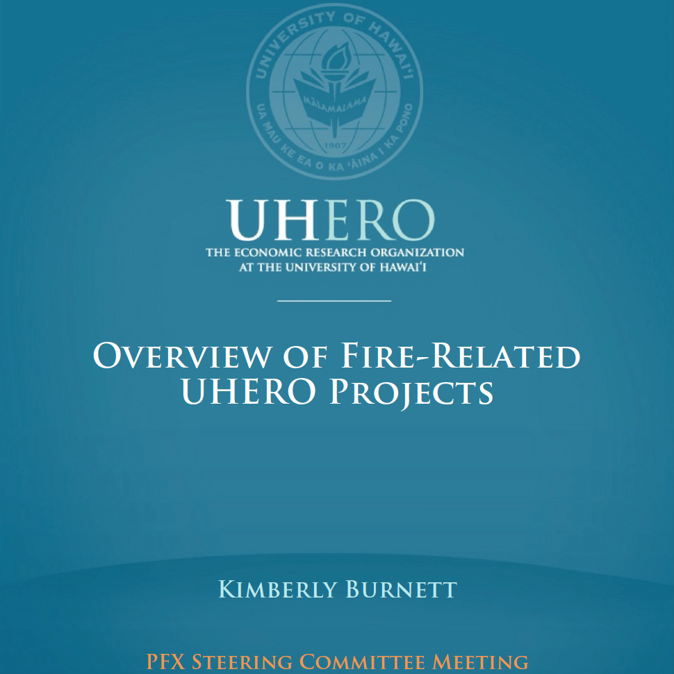 UHERO fire projects